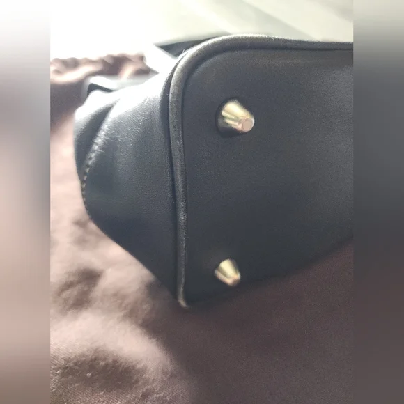 Coach Hampton Black Leather Satchel & Matching Wallet - Picture 11 of 16